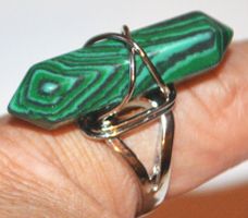 Ring D-896 – Malachit 17mm Innendurchmesser