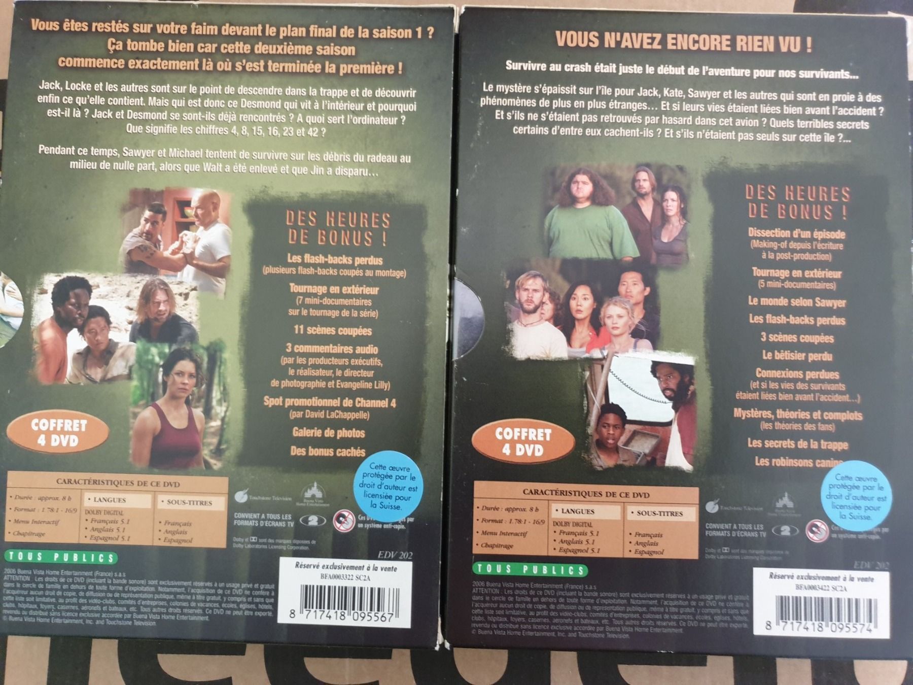Tutti i DVDs: LOST saison 2 – Nuovo (secondo la descrizione) da Zollikofen venduto da wir_verkaufen 1