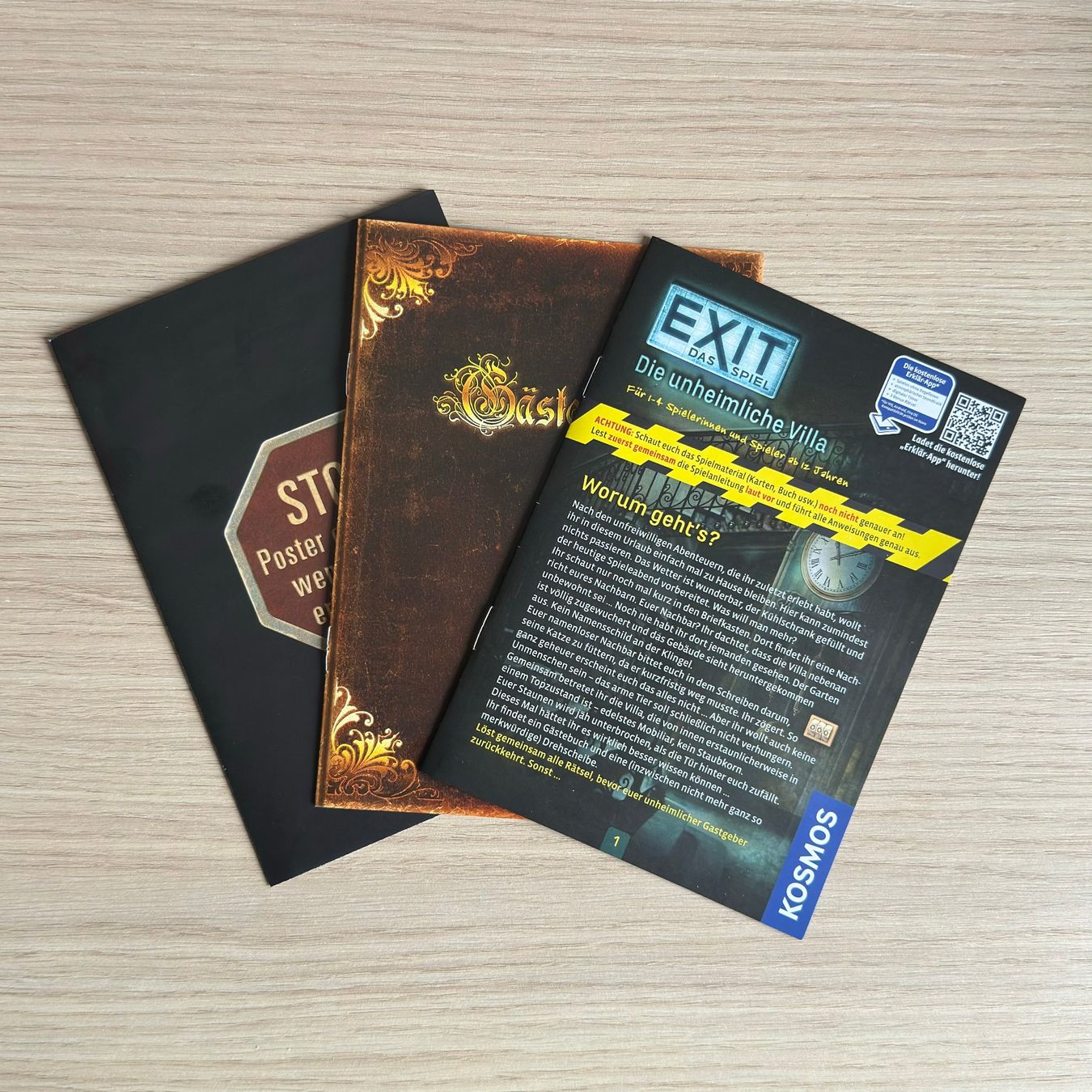 Kosmos Giochi: EXIT Das Spiel "Die unheimliche Villa" – Nuovo (secondo la descrizione) da Au ZH venduto da Wildernesspudding 2