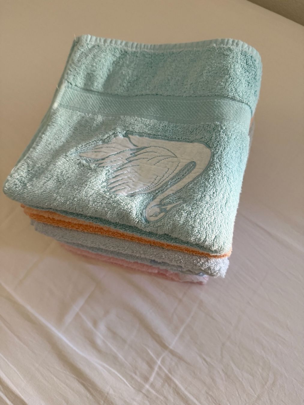 Teli da bagno: Serviettes - Linges de bain 94 x 47 – Nuovo (secondo la descrizione) da Sion venduto da accroshoes 1