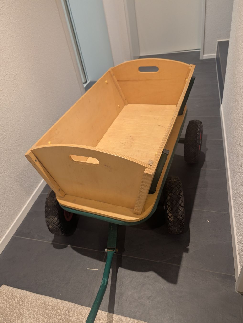 Carrozzine: Bollerwagen aus Holz, Leiterwagen – Usato da Dettighofen venduto da salocin89 1