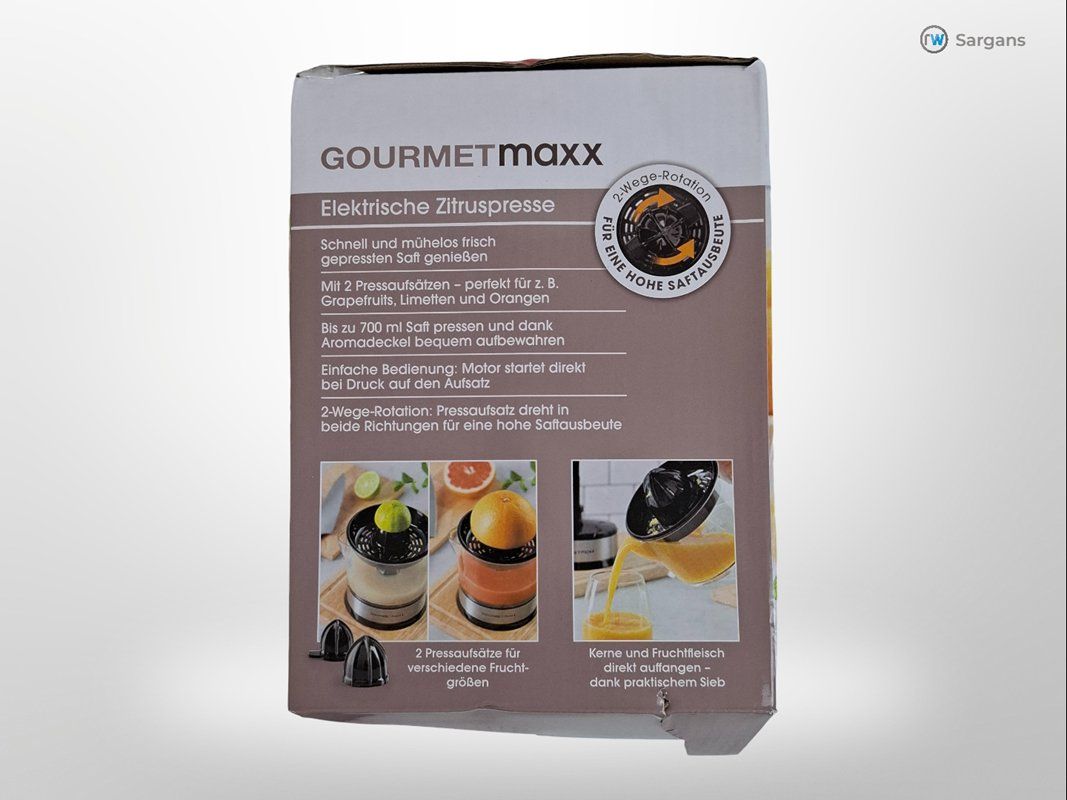 Elettrodomestici da cucina: GOURMETMAXX Zitruspresse – Nuovo (secondo la descrizione) da Sargans venduto da Restwert_Sargans 3