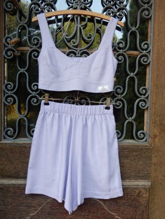 Hose  2 TEILE + Leinen   DIARRO *  S  FRANCE + NEU