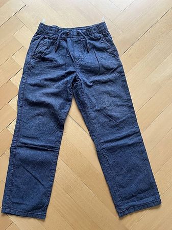 Stoffhose blau