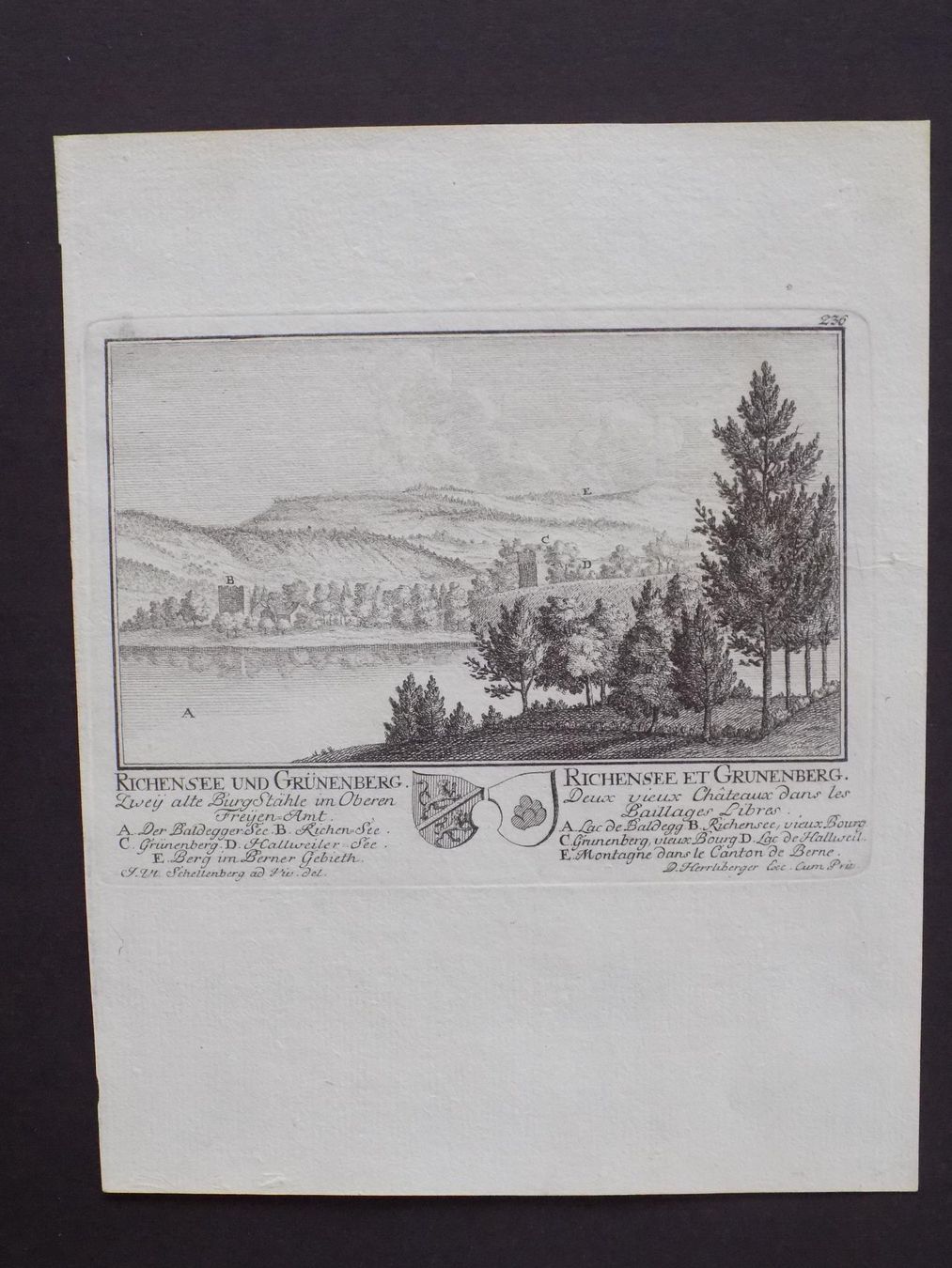 Gravures: Richensee Seetal Baldeggersee – D'occasion à Risch par Rischli15