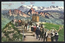 Rigi-Kulm, Ansicht mit Glärnisch, Bäch