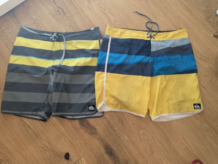 Badehosen Quiksilver Herren 2er Set gestreift Grösse L