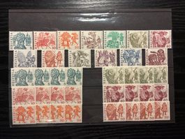 Briefmarken Satz 1977 inkl alle Werte v Markenheft