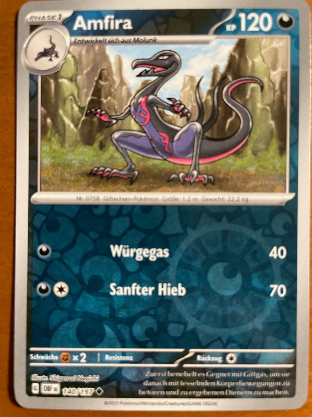 Pokémon Carte collezionabili: Pokemon Amfira Reverse (Versand gratis) – Nuovo (secondo la descrizione) da Chur venduto da Angerson