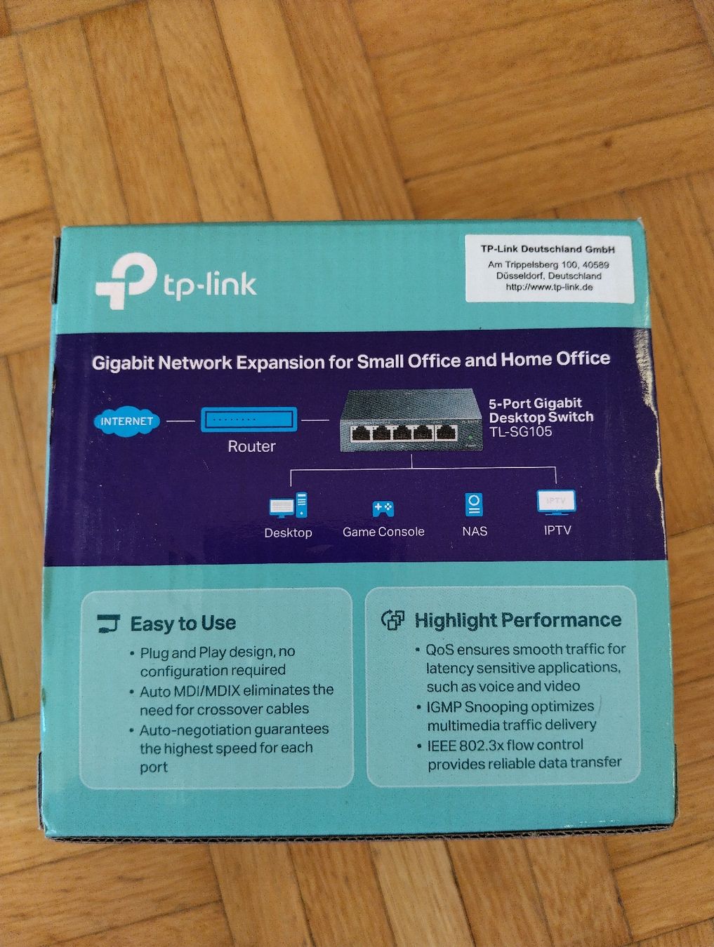 TP-Link Hubs & Switches: TP-Link 5-Port Gigabit TL-SG105 – Neu (gemäss Beschreibung) aus Zürich von inho 3