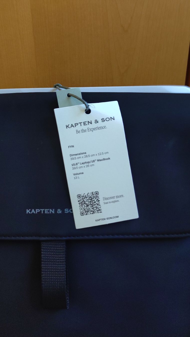 Kapten & Son Zaini: Sac a dos Kapten&Son FYN – Nuovo e nell'imballaggio originale da Fribourg venduto da Gil_tg85 1