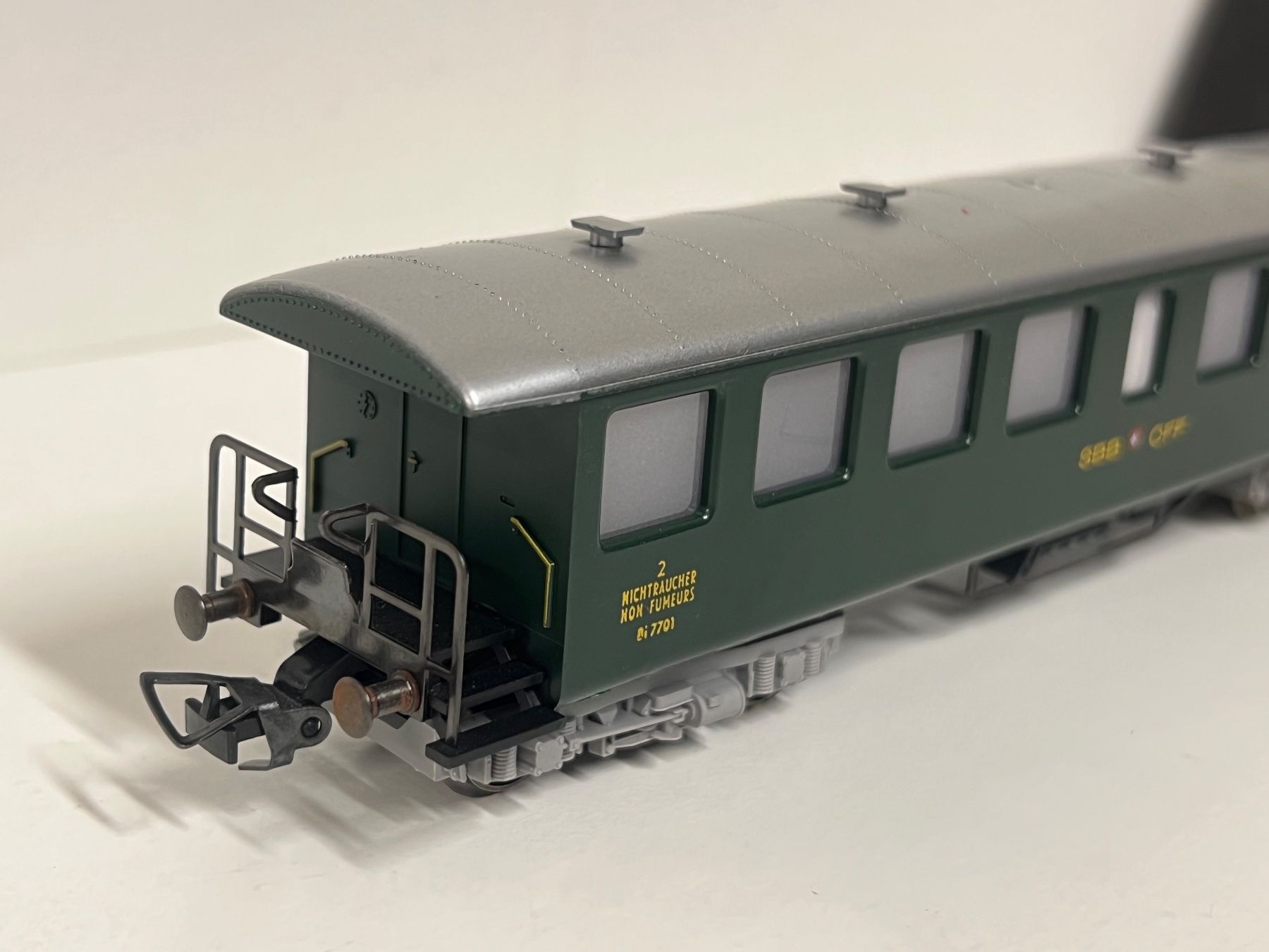 Fleischmann Modellini di ferrovie: Fleischmann Seetal 2.Kl.  SBB H0 DC – Usato da Neuenhof venduto da ludovicco 3
