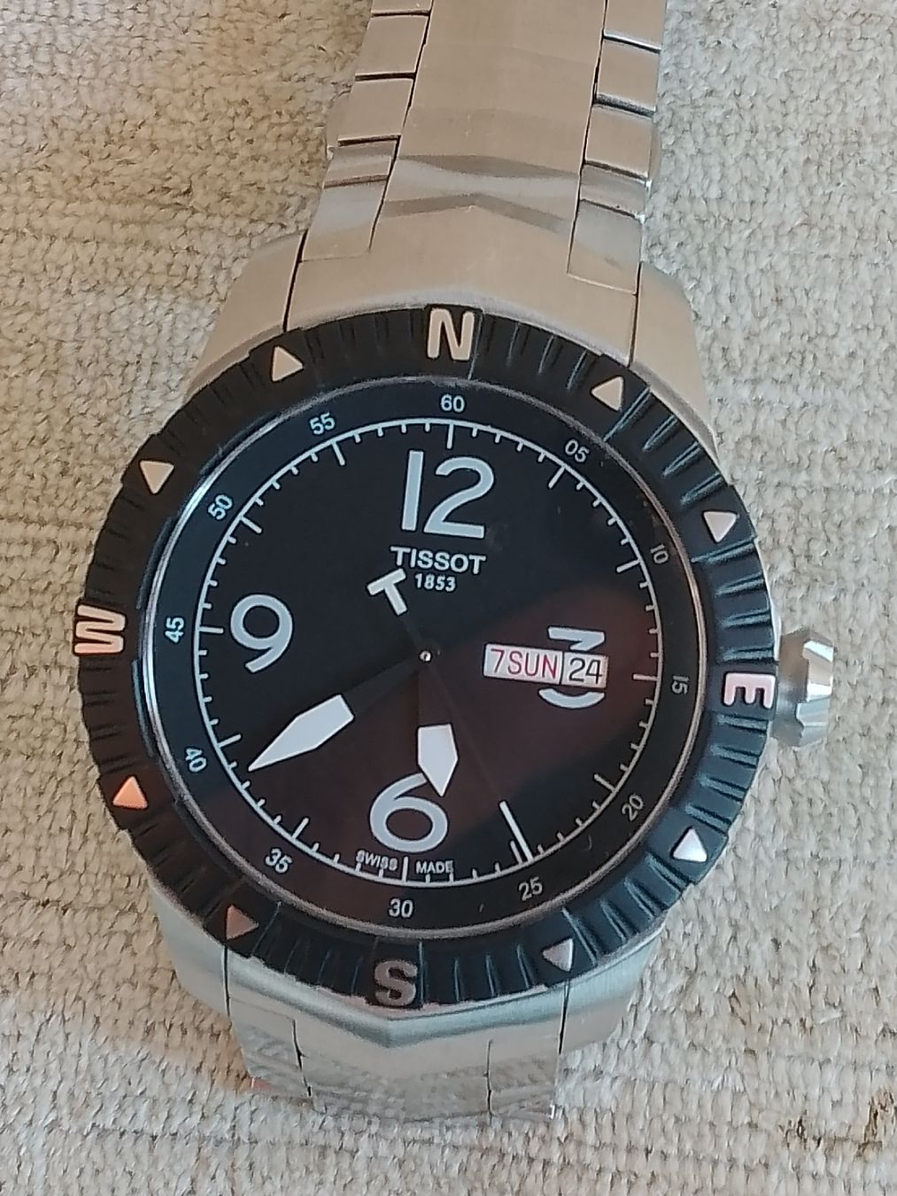 Tissot Uhren: Tissot Navigstor Automatic 45mm läuft Super – Gebraucht aus Agno von sam2608