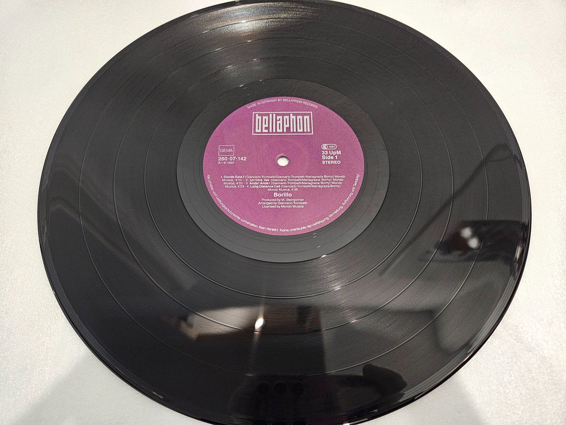 Dischi in vinile: Borillo – Borillo (LP, Disco, Latin) – Usato da Uster venduto da Vinyl-Leidenschaft 4