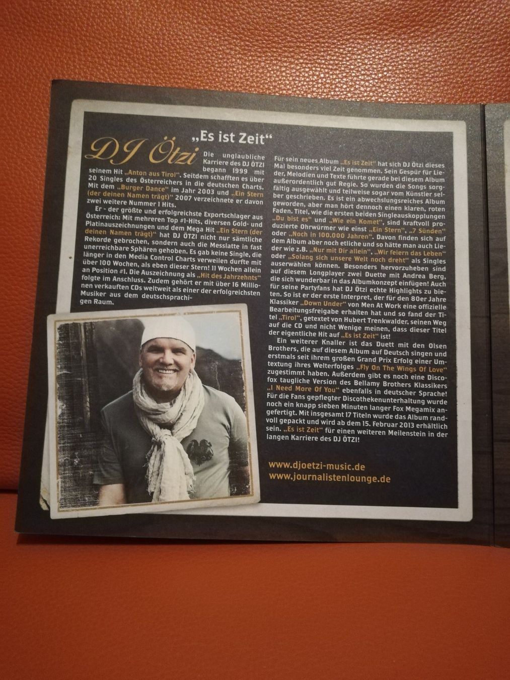 CDs: DJ Ötzi  CD  "Es Ist Zeit"   Kartonumschlag – Neu (gemäss Beschreibung) aus Winterthur von Schoenesausholz 2