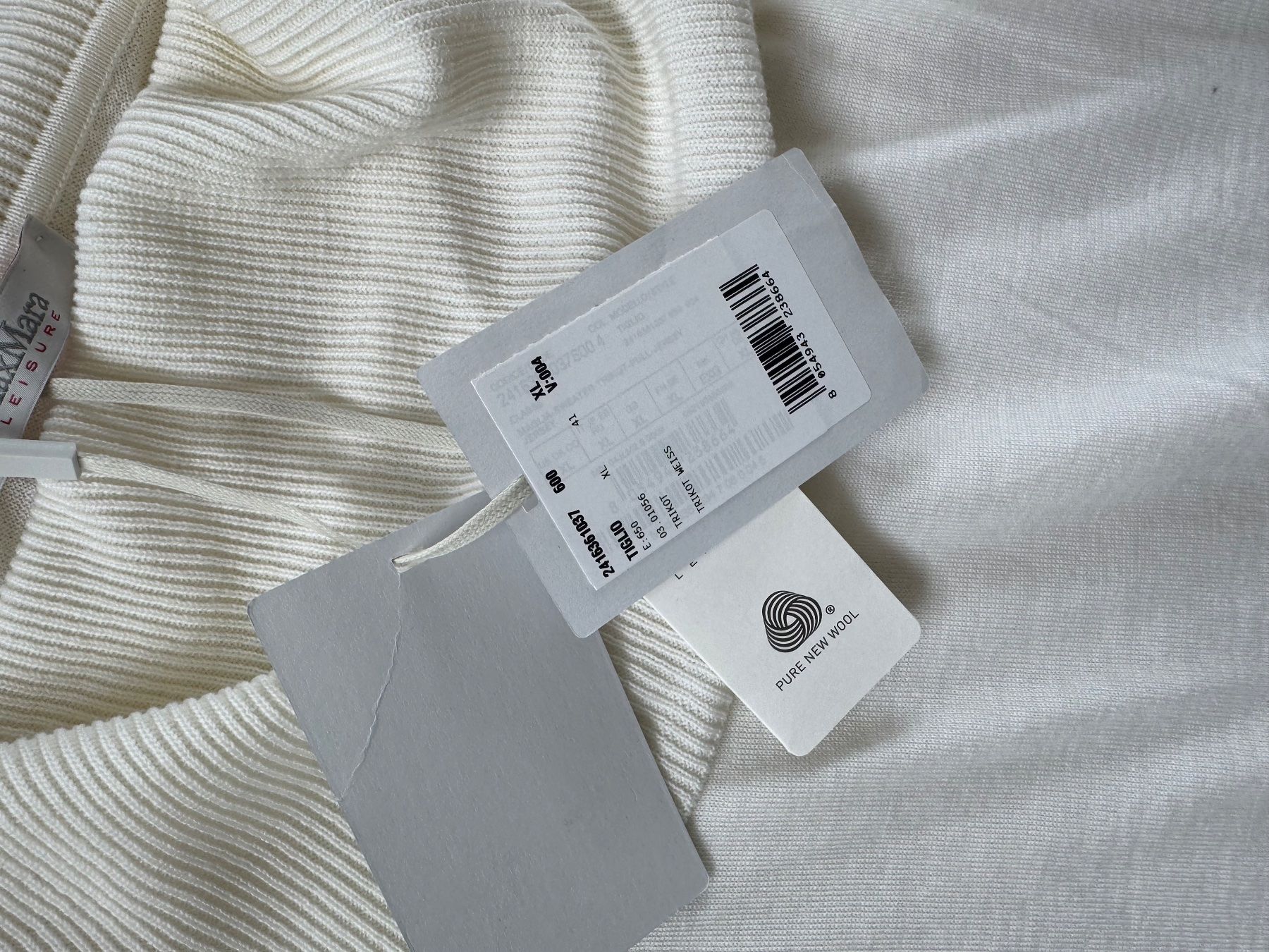 Max Mara Maglioni & Felpe: MAX MARA LEISURE Wolle Pullover Gr XL Weiss NEU – Nuovo (secondo la descrizione) da Zuerich venduto da Moochie 6