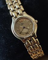 Urech Quartz Saphirglas Swiss Made Elegante Damenuhr