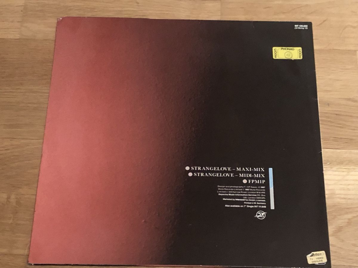 Dischi in vinile: Depeche Mode 1987. Maxi. Bong 13 – Usato da Faulensee venduto da Mizuno06 1