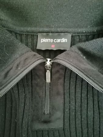 Herren Wollpullover Pierre Cardin 60 schwarz