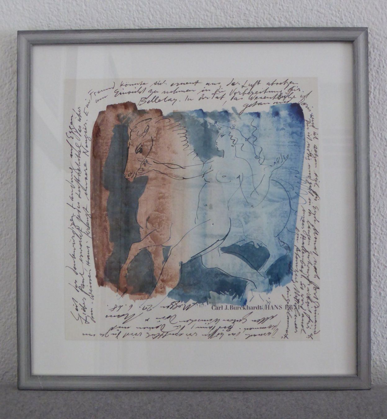 Dipinti: Hans Erni 1968 Original – Usato da Hinterkappelen venduto da BellaCoola11
