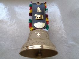 NEUE GLOCKE Ø 15 CM KUHGLOCKE APPENZELLER BESCHLÄGE KUH ALP
