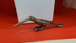 Dekorative Vogel-Figur aus Messing, Vintage-Look 🐦‍⬛