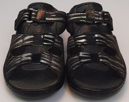 STUPPY Reflexor Damen Sommer Sandalen Braun Gr. 36