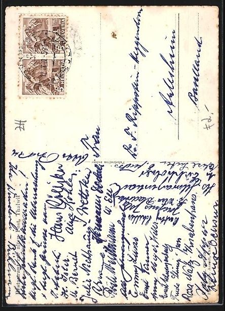 Cartoline postali: AK Thalwil, Restaurant zur alten Post – Usato da Berlin venduto da bartko-reher 1