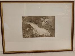 Wunderschönes altes Bild Maria Dundakova