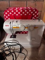 AEG Nähmaschine mit Tasche, super Zustand für Bastler