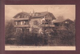 LAUSANNE - Vennes - Pension La Cigale - 1920 // léger pli //