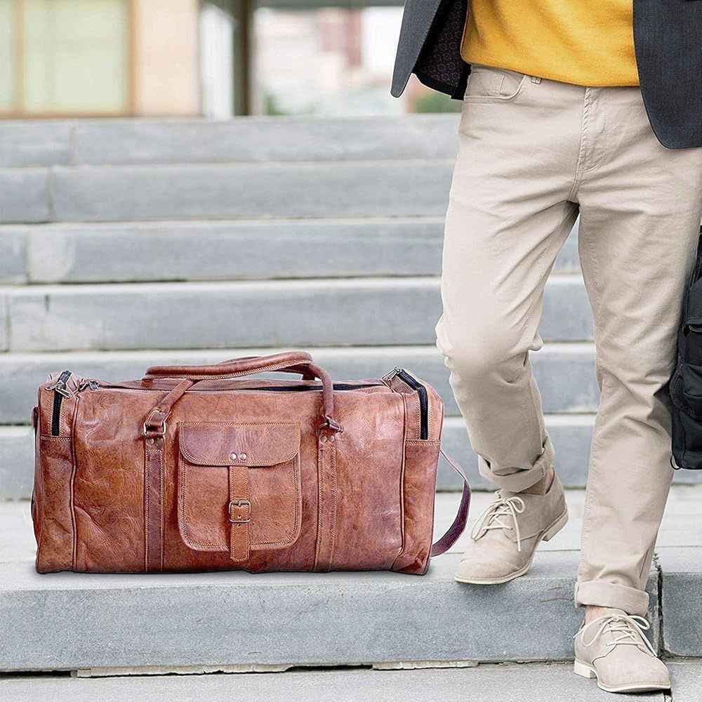 Borse: Echtleder Weekender - Reisetasche – Nuovo e nell'imballaggio originale da Lopagno venduto da CLep 5