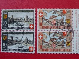 1941+42, B13+B15 saubere Paare von SPIEZ +Zentrums-Stempel !