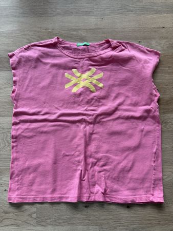 Benetton Mädchen Shirt ohne Ärmel, Gr. L