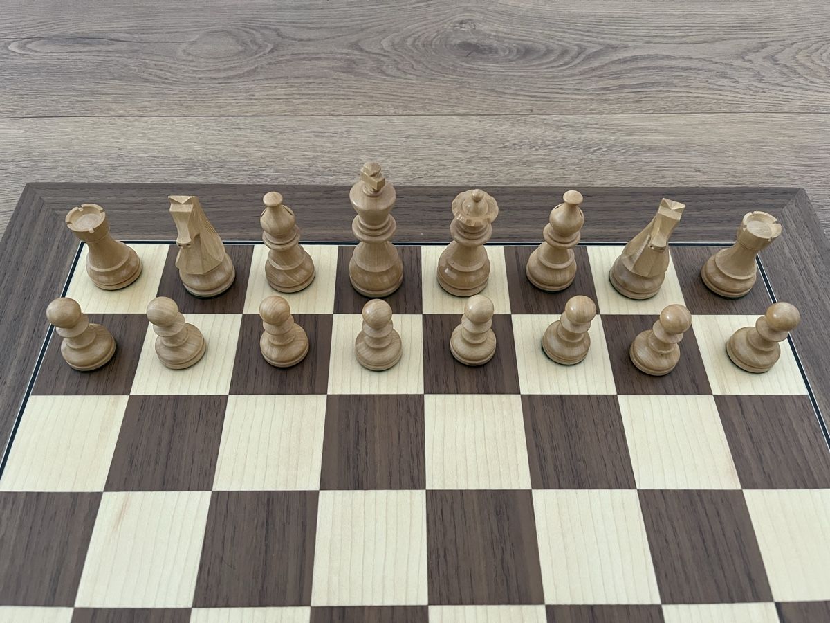 Giochi: Schachspiel Brett und Figuren Schach – Nuovo e nell'imballaggio originale da Orpund venduto da Steinway 3