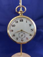 Schicke, vintage, vergoldete Taschenuhr