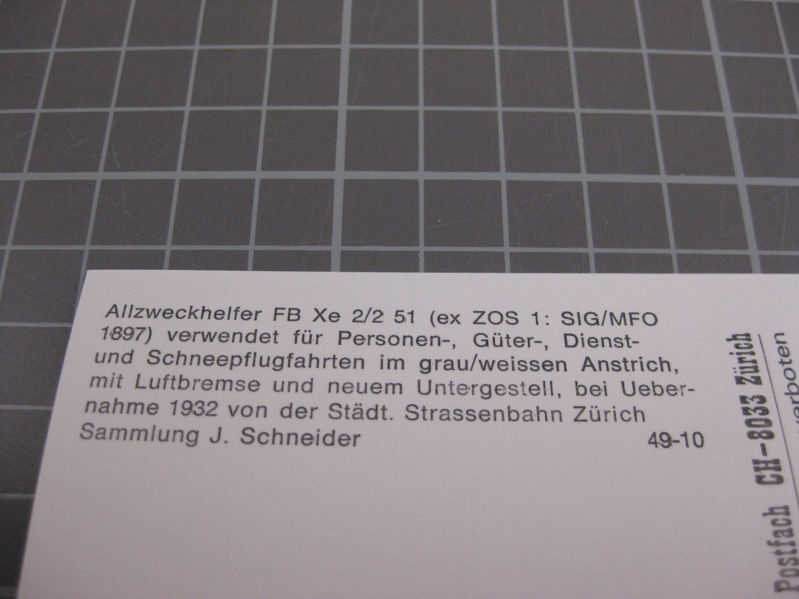 Cartes postales: AK altes Depot Forch mit Zug – Neuf (Voir description) à Malters par Marosko 2