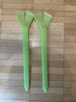 Set di forchette insalata vintage verde chiaro