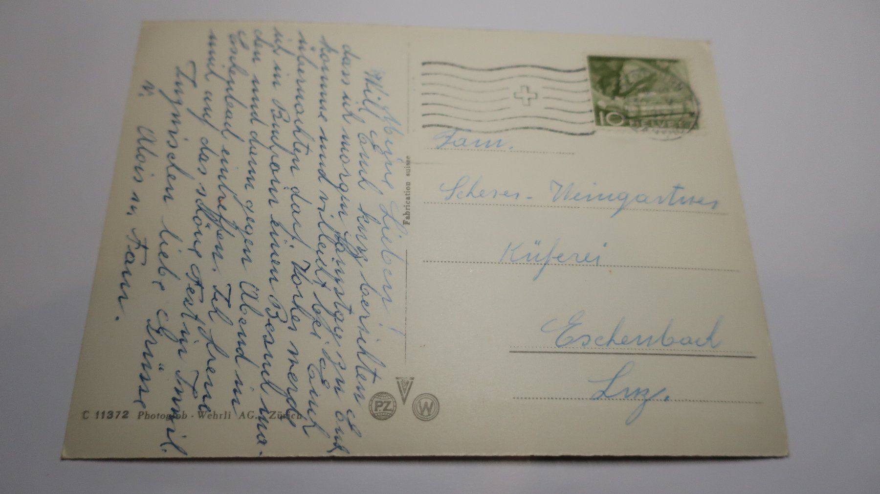 Cartes postales: Solothurn St. Ursenkathedrale  1957 – D'occasion à Cormoret par Pascalll2001 3