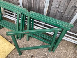 Beine für Werkbank / Metallgestell 71cm Hoch