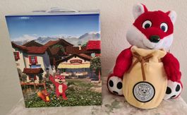 Topsy Sparkässeli Fuchs Plüsch rot UBS, Rar