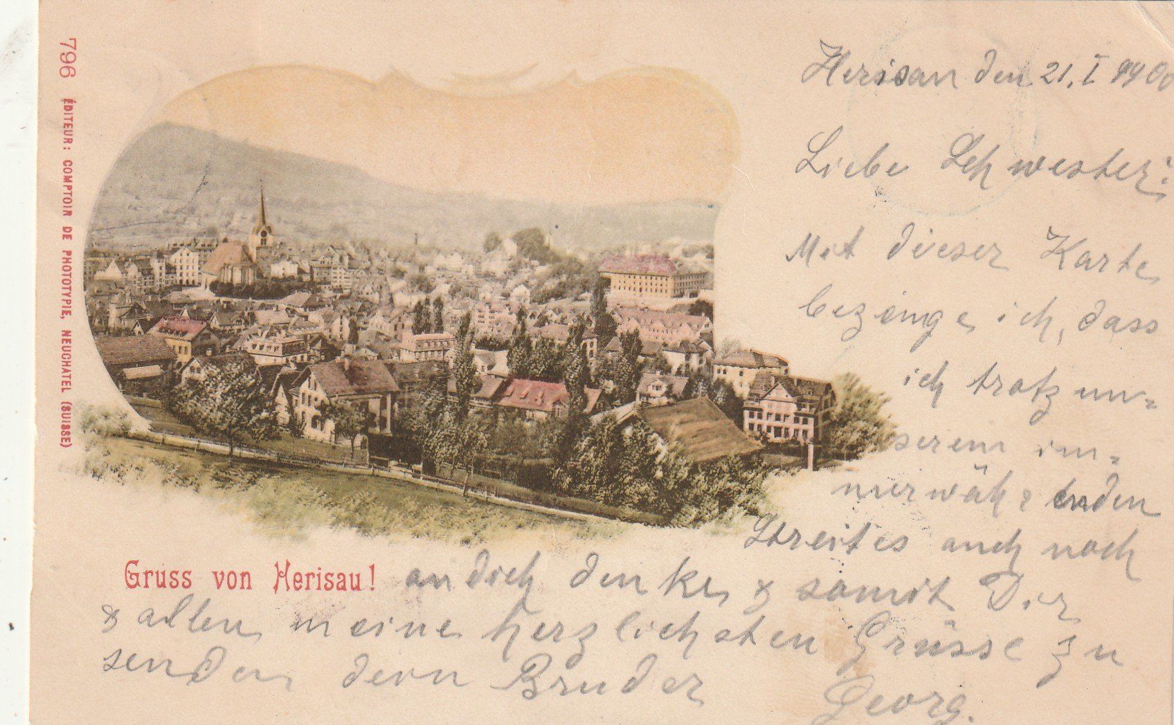 Cartes postales: Herisau – D'occasion à Rorschacherberg par fratovi2