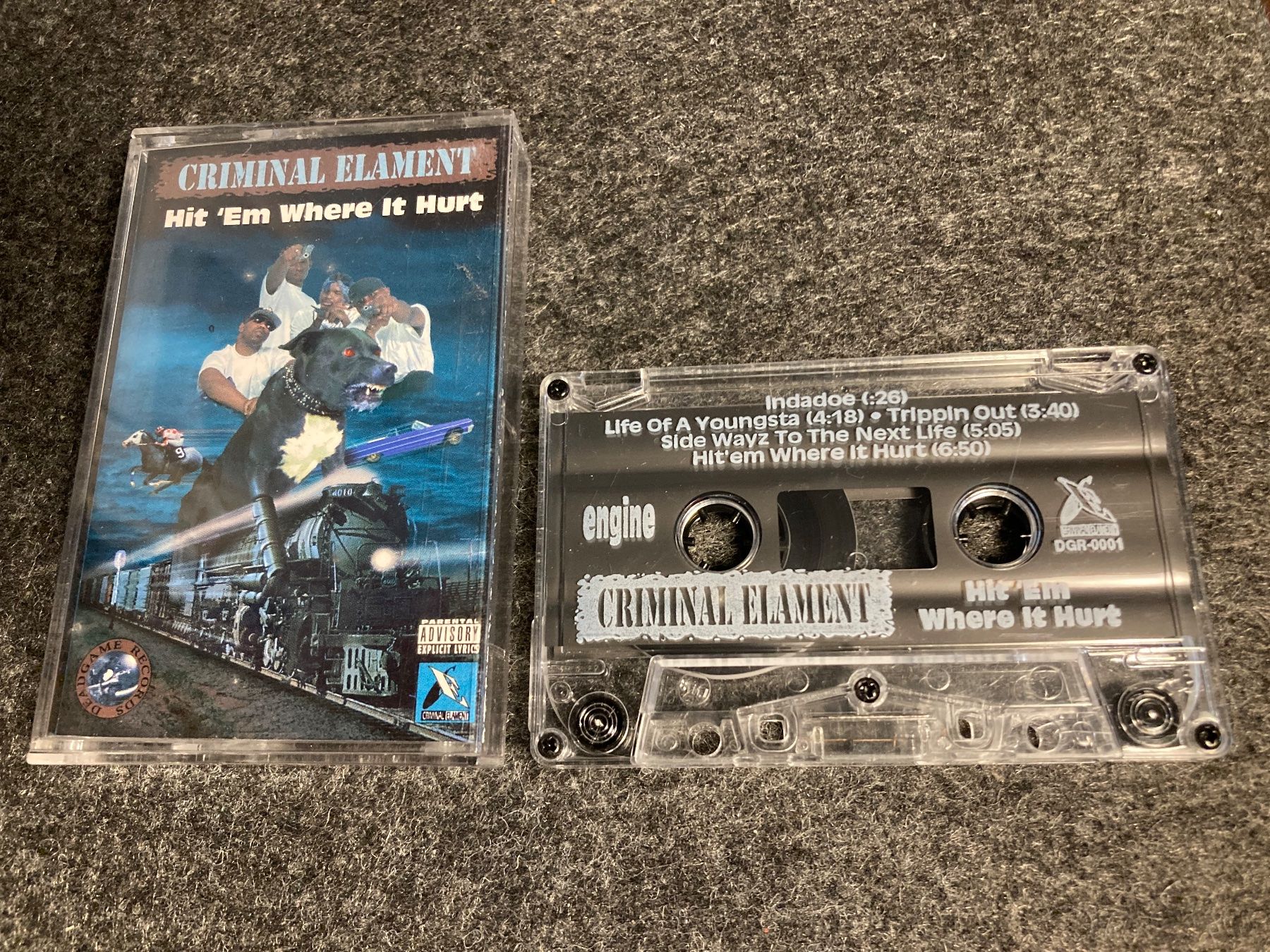 Musicassette: Criminal Elament - Hit 'Em Where It Hurt (MC) – Usato da Fribourg venduto da Karushi 3