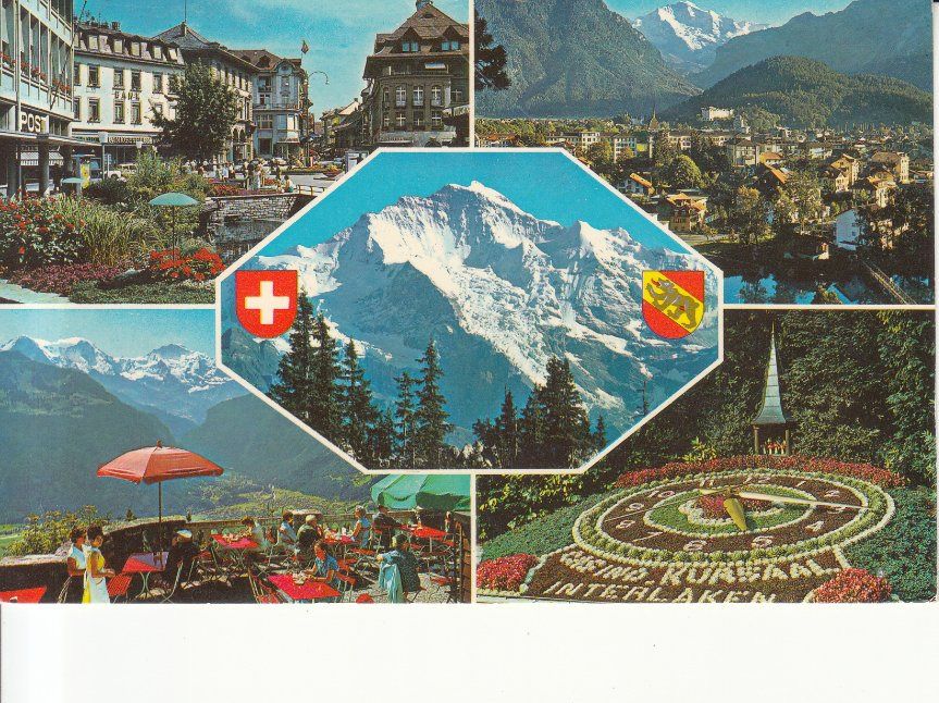 Ansichtskarten: Interlaken 1973 – Gebraucht aus Bürglen TG von StampGraf