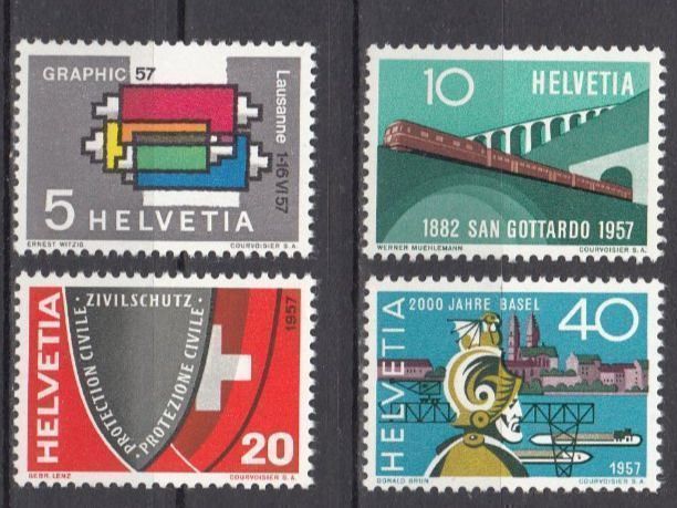 Tutti i francobolli: SBK 328 - 331 postfrisch – Usato da Bürglen TG venduto da StampGraf