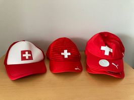 Verschiedene Schweizer Caps