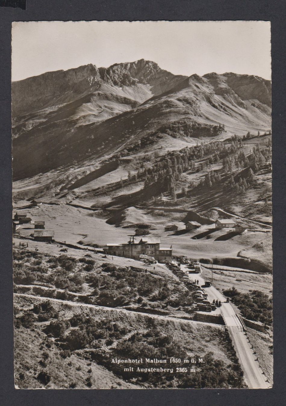 Cartoline postali: FL  Liechtenstein  :   alte Ansichtskarte Hotel Malbun 1952 – Usato da Vitznau venduto da Ropaku