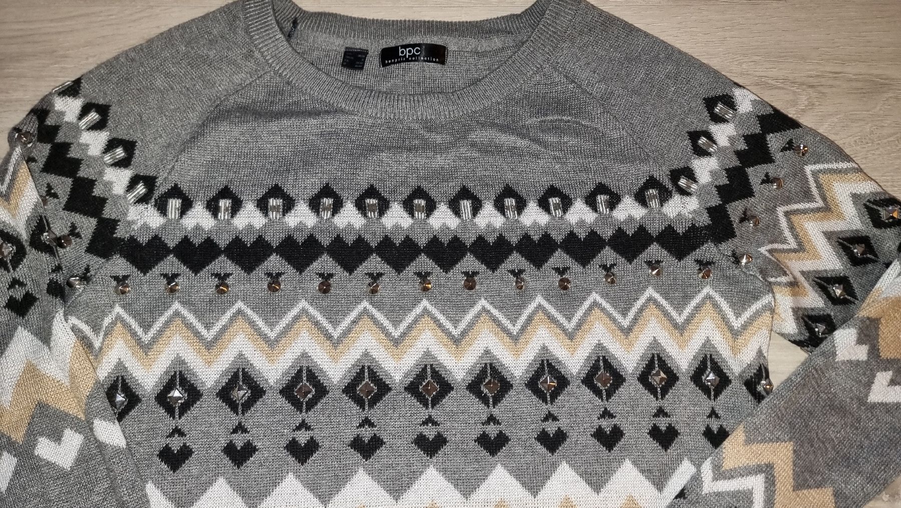 Kleider: Schickes Winter Strickkleid Gr. S  mit Muster neuwertig – Neu (gemäss Beschreibung) aus Wigoltingen von Zuckerfee84 2