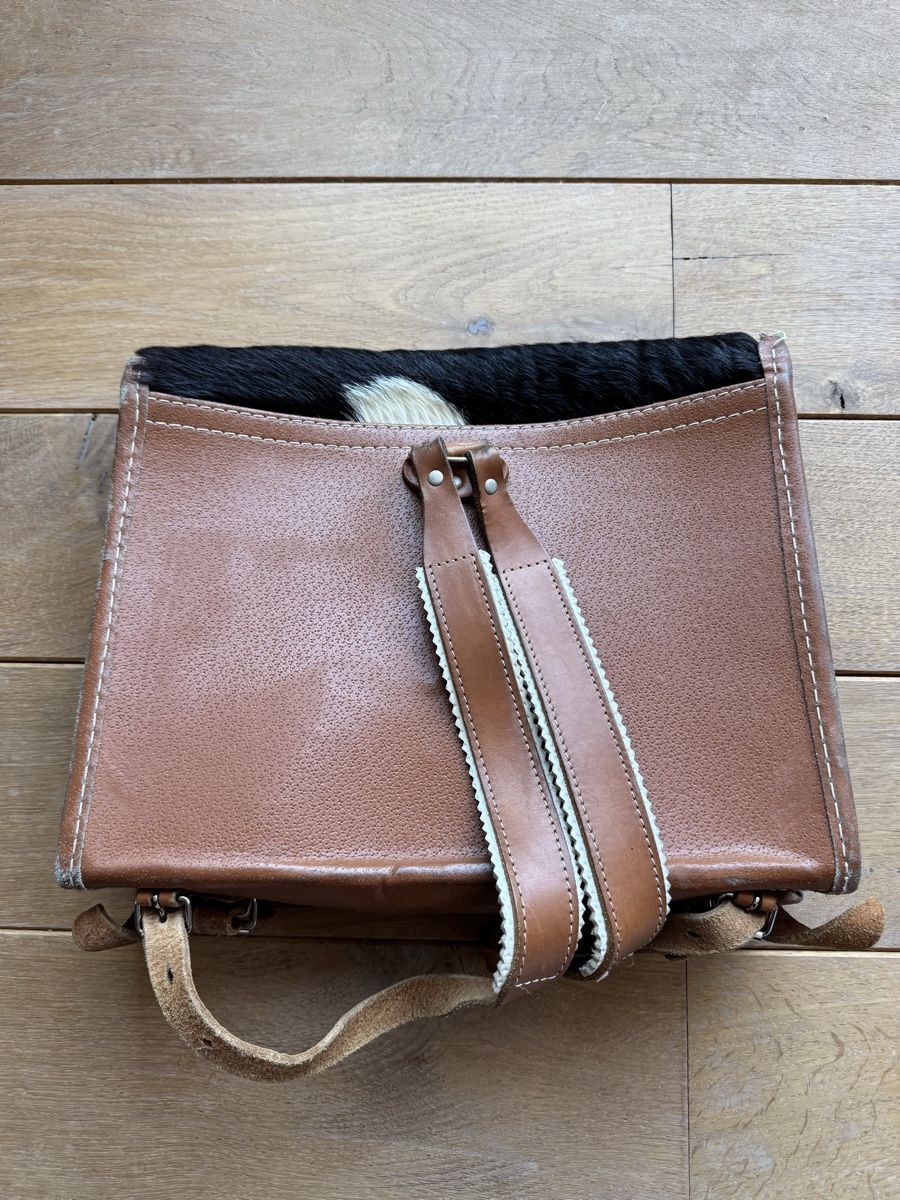 Borse & Zaini: Vintage Schulranzen mit Fell – Usato da Bergdietikon venduto da LA-Sunshine 1