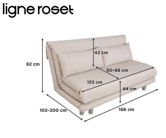 Ligne Roset Divani: Ligne Roset Dreisitzer Bettsofa – Usato da Rohrbach venduto da KoalaSmoke 3